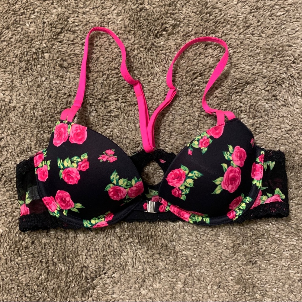 PINK 32A racer back bra